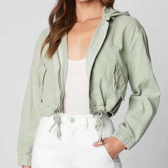 Blank NYC | Smoke Green Shirt Jacket / Shacket - Picture 3 of 15